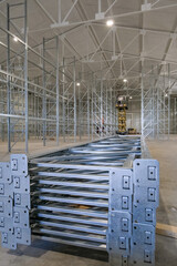 shelves and racks for new warehouse 