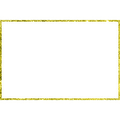Rectangle Shape With Glitter Frame