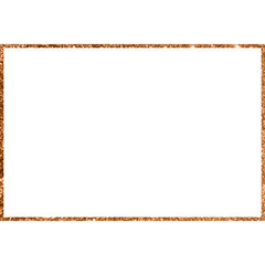Rectangle Shape With Glitter Frame