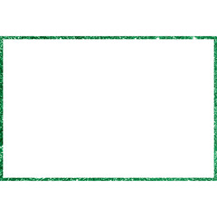 Rectangle Shape With Glitter Frame