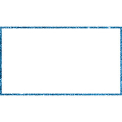 Rectangle Shape With Glitter Frame