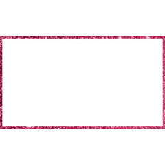 Rectangle Shape With Glitter Frame