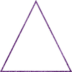 Shape Frame with Glitter