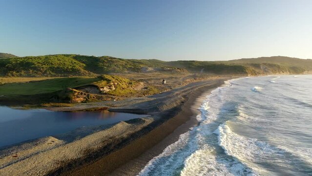 Dolly Forward Extreme Motorhome Park Bivouac Beach Sunset Vegetation Dune Chilo&eacute; Chile
