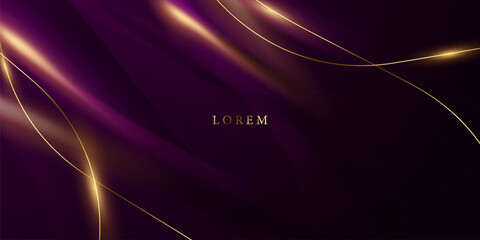 purple abstract background with luxury elements vector illustration
