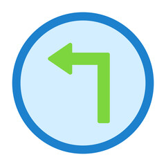 Left Turn Icon