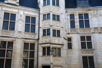 Fototapeta na wymiar Jacques Coeur Palace, Bourges, France. Architectural detail.