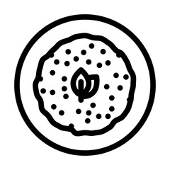 ezogelin soup turkish cuisine line icon vector. ezogelin soup turkish cuisine sign. isolated contour symbol black illustration