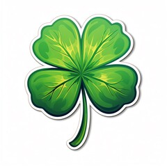 a green four leaf clover