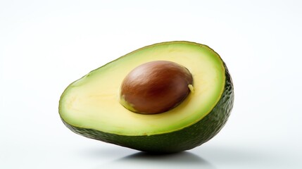 a avocado cut in half
