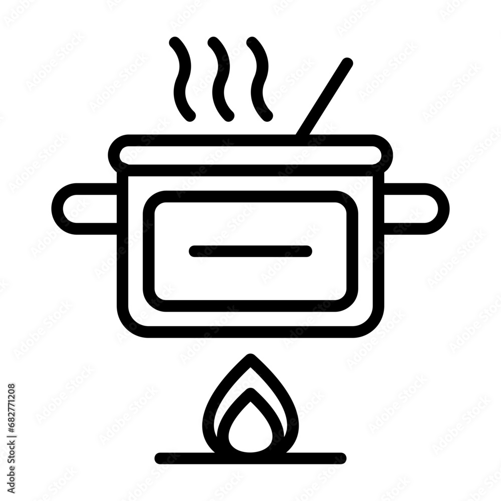 Poster cooking icon