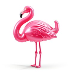 a pink flamingo balloon
