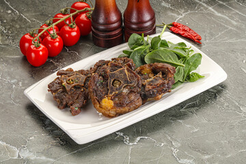 Grilled Lamb neck with spices