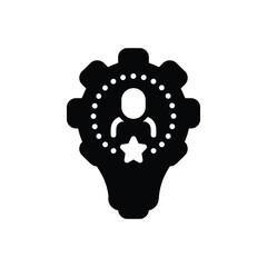 Black solid icon for skill 