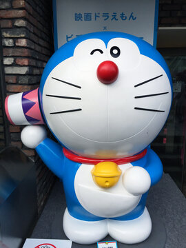 Doraemon figure in Tokyo, Japan