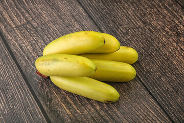 Ripe sweet organic banana heap