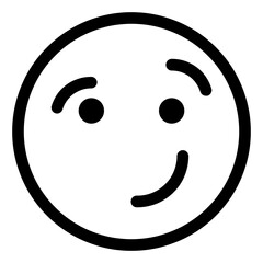 Outline Emoticon Illustration