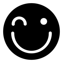 Solid Emoticon Illustration