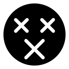 Obraz premium Solid Emoticon Illustration