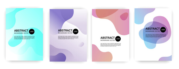 Set of brochure, annual report and cover design templates for beauty, spa, wellness, natural products, cosmetics, fashion, healthcare. Vector illustrations for business presentation, and marketing. 