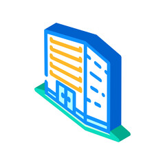 perspective drawing architectural drafter isometric icon vector. perspective drawing architectural drafter sign. isolated symbol illustration