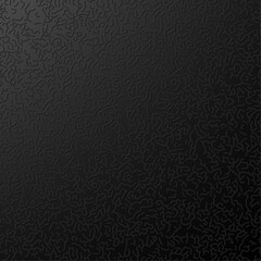 Black paper tactile embossed texture. Abstract Turing ornament halftone reaction diffusion psychedelic background.
