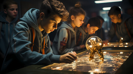 Interactive Learning in a Futuristic Classroom