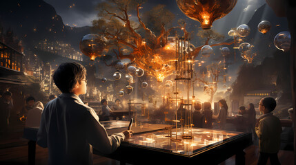 Interactive Learning in a Futuristic Classroom