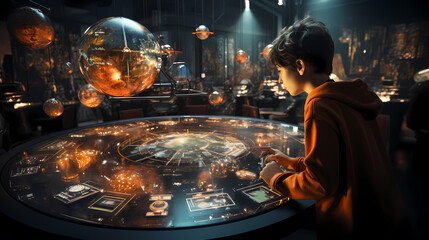 Interactive Learning in a Futuristic Classroom