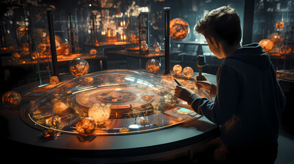 Interactive Learning in a Futuristic Classroom