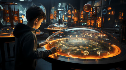 Interactive Learning in a Futuristic Classroom