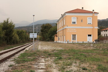 Stazione di Alfedena Scontrone in Abruzzo