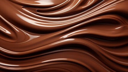 Naklejka premium Melted chocolate. Milk chocolate background