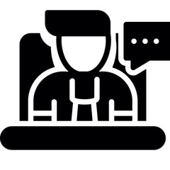 Online Interview Icon
