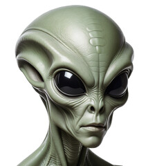 Visitor from the Stars: An Isolated Extraterrestrial isolated on transparent background,png