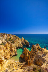 Fototapeta premium coast of Algarve near Lagos, Portugal