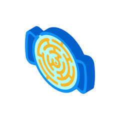 marble maze fidget toy isometric icon vector. marble maze fidget toy sign. isolated symbol illustration