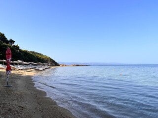 beach in Skiathos, Greece.