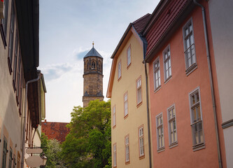 spring trip to Europe. Travel and German sightseeing locations. interesting ancient towers and...