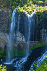 Waterfall Cascade de la Beaume near Agizoux, Haute-Loire, France
