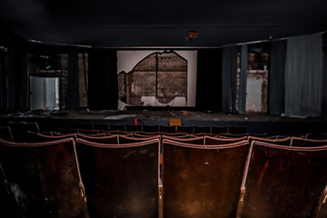 The abandoned cinema
