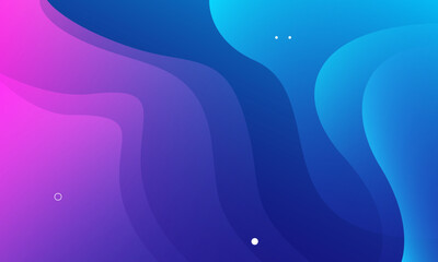 Abstract blue and pink background with waves. Eps10 vector