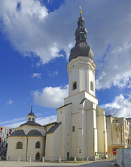 Church of St. Wenceslas monument of 13 century. Ostrava, Moravia, Czech Republic