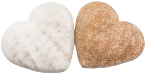 Tasty heart shaped gingerbread cookie, Christmas treat