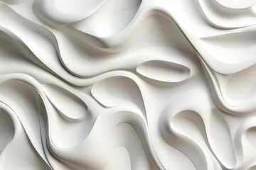 Abstract 3d white background