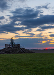 Blokzijl lighthouse, Flevoland, The Netherlands