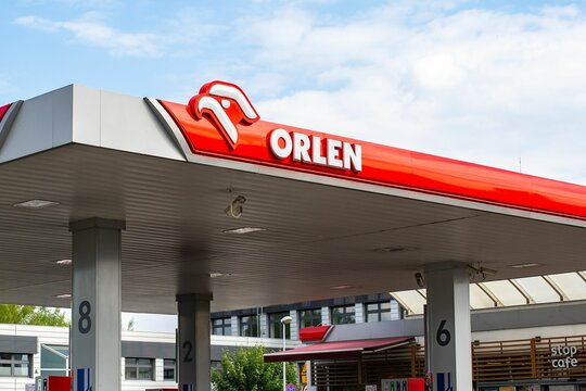Logotype of Orlen, a polish petroleum company