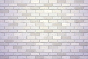 a white color brick wall front view
