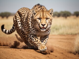 dynamic and energetic photos of cheetah