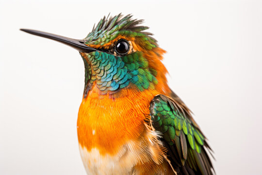 A Colorful Bird With A Long Beak And A Long Beak